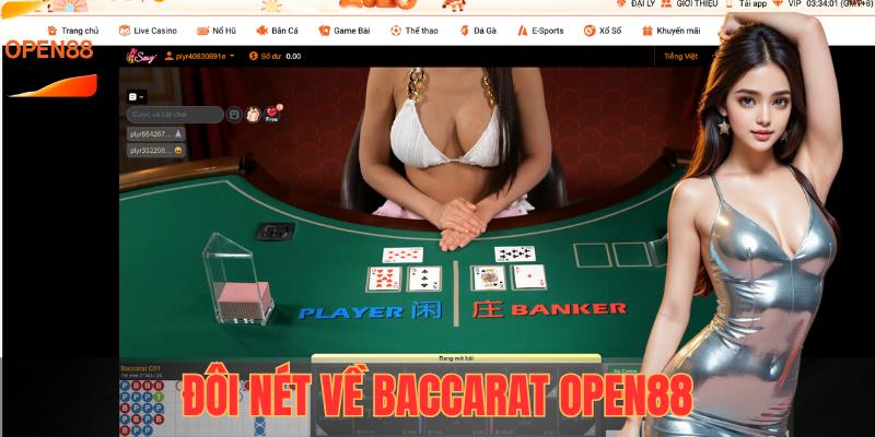 Đôi nét về trò chơi baccarat OPEN88