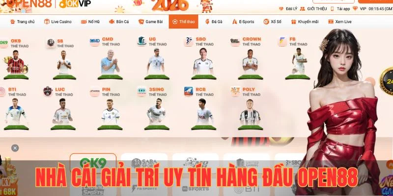 Tìm hiểu thông tin về nhà cái giải trí uy tín hàng đầu OPEN88