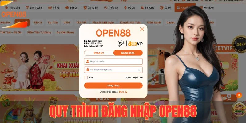 Chi tiết quy trình đăng nhập OPEN88 thông qua hai thiết bị